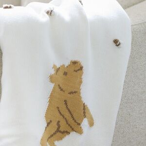 EUC Pottery Barn Kids Disney's Winnie the Pooh Heirloom Baby Blanket